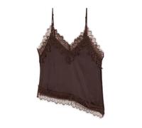 Luisa Cerano - Top in raso lingerie - - Tops - Donna - Marrone - M