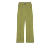 Luisa Cerano, ,Trousers ,Donna ,Verde ,XS Pantaloni a gamba larga con pieghe
