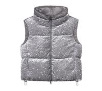 Luisa Cerano - Warme Daunenweste - - Jackets - Donna - Grigio - L