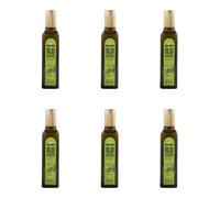 Luisa Pantaleo Olio Extra Vergine Di Oliva Biologico, 6 bottiglie da 0,250 lt antirabbocco, 100% Made in Italy, Estratto a freddo, sapore dolce poco piccante