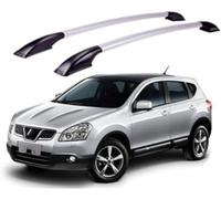 LUISAS 2 Pezzi Barre longitudinali Auto Portapacchi per Nissan Qashqai J10 J11, Car Styling Portapacchi Copertura Bar Rail