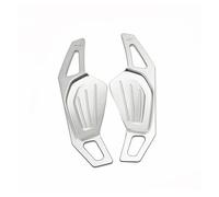 LUISAS 2 Pezzi Palette del Cambio al Volante per Skoda 2020 Octavia A8 MK4 ENYAQ IV RS VRS 2021 2022,Shift Paddles Volante per Auto Paddle Shifter Extension Shift,D-Silver