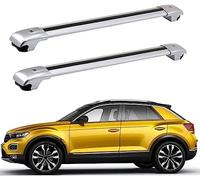 LUISAS 2 Pezzi per V-W T-ROC 2018 2019, Barre Portatutto Portapacchi Barre Tetto,Esterno Auto Accessori, PORTATUTTO Portapacchi