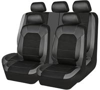 LUISAS 9 Pezzi Auto Set Coprisedili per Peugeot 3008 (2017-2021), Comfort Antiscivolo Traspirante Copri Sedile Anteriori e Posteriori,B-Grey