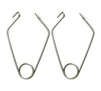 LUJIAXI 2pcs Outdoor Arrampicata Corda Corda di Fissaggio Fibbia Corda Per Campeggio Escursionismo Robusto Gancio In Acciaio Inox Manicotto Fastener