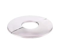 LUJIAXI Flangia divisa da parete in acciaio inox piastra rotonda per tubo dell'acqua coperture da parete adatte per rubinetti da cucina, lavandini, servizi igienici, piastra rotonda con rosetta