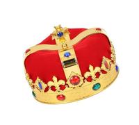 LUJIAXI Tiaras di cristallo Cosplay copricapo partito costume tiaras re animazione cappello per mascherate gioco di ruolo corona e scettro bambini