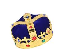 LUJIAXI Tiaras di cristallo Cosplay copricapo partito costume tiaras re animazione cappello per mascherate gioco di ruolo corona e scettro bambini
