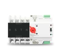 LUJIAYA Selettore Elettrico 4P 63A 100A 125A del commutatore Automatico di trasferimento di Potenza Doppia ATS su Guida DIN trifase(220V,125A)