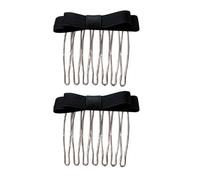 LUJIYY Fermaglio per capelli con fiocco, per balletto, forcina per capelli, per capelli laterali, copricapo coreano, fiocco, nero
