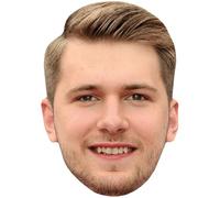 Luka Doncic (Beard) Maschere di persone famose, facce di cartone