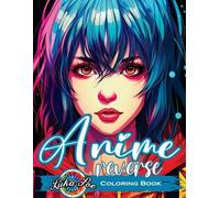Luka Poe Reverse Coloring Book Anime (Tascabile)