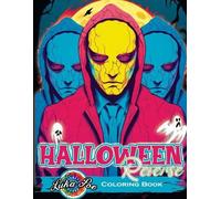 Luka Poe Reverse Coloring Book Halloween (Tascabile)