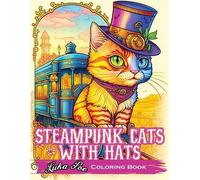 Luka Poe Steampunk Cats With Hats (Tascabile)