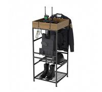 lukar Supporto per attrezzi della polizia, con 2 ganci, organizer per attrezzi tattici - cintura uniforme e gancio per gilet della polizia, supporto per cameriere per poliziotti