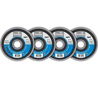 LUKAS A6700024 - Set di piatti per lucidatura, 125 mm, obliqui, 4 pezzi