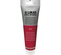 Lukas Cryl Studio Plastic Tube Colori acrilici Cadmium Red Deep Hue 125 ml 1 pz