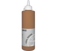 Lukas Cryl Terzia Plastic Bottle Colori acrilici Raw Sienna 500 ml 1 pz