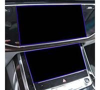 LUKBUT Adatto per Audi Q8 2020, pellicola protettiva per navigazione auto, protezione dello schermo HD GPS, 2 pezzi 10.1/8.5 pollici
