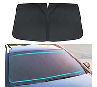 LUKBUT Adatto per BMW Serie 1 F40 2020-2023, Parasole per Parabrezza per Auto, Parabrezza per Parasole per Auto Nero, Parasole per Parabrezza Pieghevole