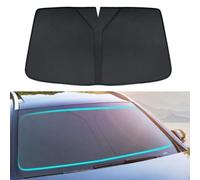 LUKBUT Adatto per Volkswagen T-ROC 2018-2020, Parasole per Parabrezza Auto, Parasole per Parabrezza Pieghevole, Protezione Solare per Interni Auto