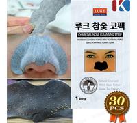 LUKE Charcoal Nose Cleansing Strip Pack 30 pezzi / pori Black Head Korea Cosm...