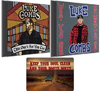 Luke Combs: Complete Discography Collection (This One's For You Too / What You See Is What You Get) with Bonus Art Card