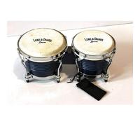 LUKE & DANIEL JD105B BLU DOPPI BONGHI IN LEGNO MISURA 6.5" + 7.5" VERA PELLE ACC