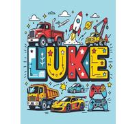 Luke Personalized Notebook: Contains select sheets w/inspirational quotes and is perfect for journaling, note taking, or just having fun and getting ... sized (8.5x11) perfect for notes or big jobs.