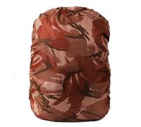 Lukery 2 Pezzi Parapioggia per Zaino, Impermeabile Copertura per Pioggia di Zaino per Outdoor, Escursionismo, Campeggio, Turismo, Ciclismo (Camouflage 4,M per 30-40L)