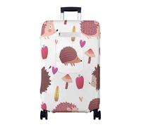 Lukery Coperture per Valigie di viaggio Grandi Media Piccola, Stampa Riccio Coprivaligie da Viaggio Copri Valigia, Elastico Coperture per valigie Bagagli con Tasca (Mela,M(22-24in))
