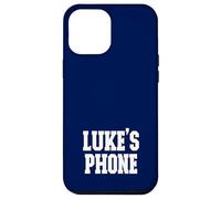 Luke's Phone Nome Luke Personalizzato Bianco Blu Custodia per iPhone 12 Pro Max