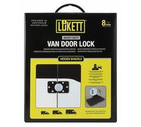 LUKETT Lucchetto Antifurto di Sicurezza per Furgone, Serratura Corazzata con Grillo Nascosto in Acciaio Rinforzato, Bloccaporta per Portellone Posteriore e Laterale, Ideale per Veicoli Commerciali