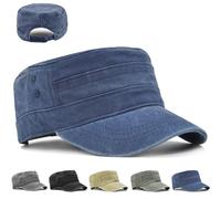 LUKIUP Cappello Uomo, Progettazione Unica dei Cappellini Militari, Regolabile Snapback Berretto Uomo con Visiera per Sport all'Aria Aperta, Ombrellone Regali