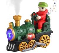 LUKIUP Giocattolo per bambini a partire da 1 anno, anno con luce e suono e spray, Tummy Time Toys per ragazzi ragazze (verde)