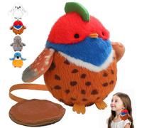 LUKIUP Peluche camaleonte, peluche a forma di lucertola, magnetico, regalo per ragazzi e ragazze (blu e bianco)