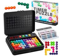 LUKIUP Puzzle IQ 3D, Gioco di Logica con 500 Sfide e Timer, 15+ | 500 sfide di logica 3D con timer integrato, un gioco di riflessione per allenare concentrazione, logica e creatività.