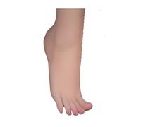 LUKMNGCB 23.5CM Liquid Silicone Simulation Female Foot Model Platinum Silicone False Feet Beauty Shoes Socks Shooting Props Pulizia completata(all Silicone,Right)