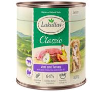 Lukullus 12 x 800 g - Senior Vitello e tacchino