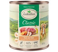 Lukullus senza cereali 6 x 800 g - Anatra & Vitello