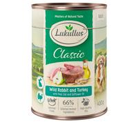 Lukullus Adult 12 x 400 g - Lepre & Tacchino