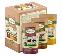 Lukullus Naturale Adult Mini senza cereali 24 x 150 g - Mix: Selvaggina & Coniglio, Pollame & Agnello, Manzo & Tacchino