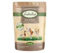 Lukullus Adult senza cereali in buste 6 x 300 g - Anatra & Vitello
