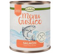 Lukullus Menu Gustico - Salmone con Carote, Erba Medica e Spinaci - 6 x 800 g