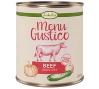 Lukullus Menu Gustico - Senza cereali 24 x 800 g - Manzo con Zucca, Mela & Origano