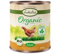 Lukullus Organic Adult 12 x 800 g (gluten-free) Pollo con Carote (gluten-free)