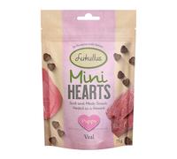 Lukullus Puppy "Mini Hearts" Snack di vitello senza cereali per cane - 75 g