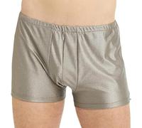 LukyTrge Slip da uomo anti-radiazioni EMF in fibra d'argento, tessuto Faraday anti-radiazioni EMF/EMI, da uomo, XL