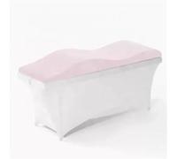 LUKYWANG Lettino Estetista Materasso for Ciglia Curvo a Forma di Onda, Materasso for Ciglia con Gamba sollevabile, Materasso for Ciglia di Bellezza Materassino Massaggiante(Pink)