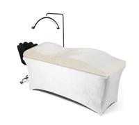 LUKYWANG Lettino Estetista Salone di Bellezza Extension Ciglia Letto Ciglia Curve Materasso Topper Materasso di Bellezza Materassino Massaggiante